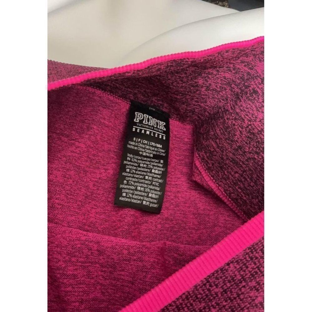 Pink Victoriaโs Secret Seamless pink gym legging tights size small - Picture 4 of 4